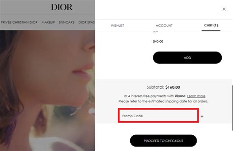 Dior promo codes 2024 UK